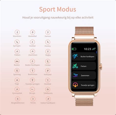 Avalue Smartwatch Dames Horloge Geschikt Voor Ios Android And Harmonyos Toestellen