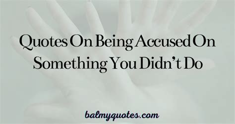 25+ Quotes On Being Accused of Something You Didn't Do