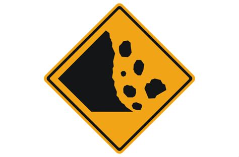 Falling Rocks Sign National Safety Signs Road Signs Australia