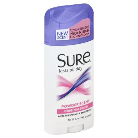 Sure Powder Fresh Original Solid Deodorant Shop Deodorant