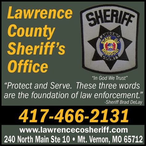 Lawrence County Sheriff - Spring Hill Press