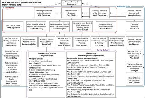 HSE Organisational Chart