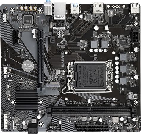 Gigabyte H610M K Ultra Durable DDR5 H610M-K-rev-10 Intel H610 LGA 1700 ...
