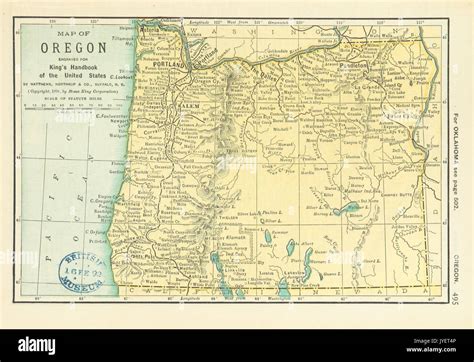 Mapas De Oregon Fotograf As E Im Genes De Alta Resoluci N Alamy