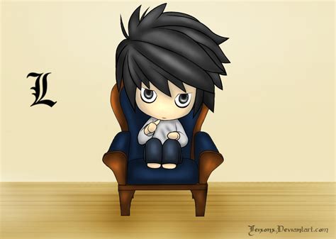 Death Note Chibi L By Winter Kid On Deviantart