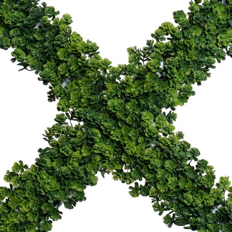 Enduraleaf Outdoor Trellis Panel with Faux UV Exterior Foliage