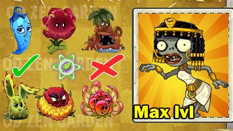 Pvz 2 Challenge Boomberry And New Plants Power Up Vs 35 Lvl Max Cleopatra Zombie Youtube