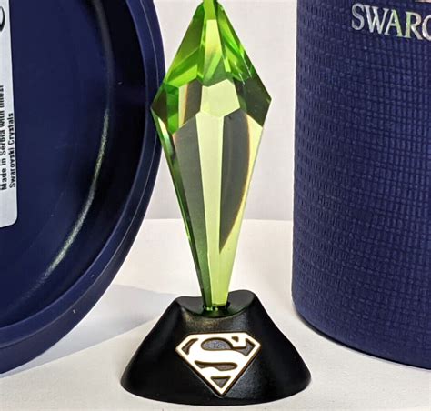 Swarovski Dc Comics Superman Kryptonite Crystal Figurine 5557487