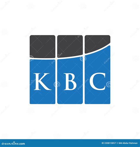 Kbc Letter Logo Design On Black Backgroundkbc Creative Initials Letter