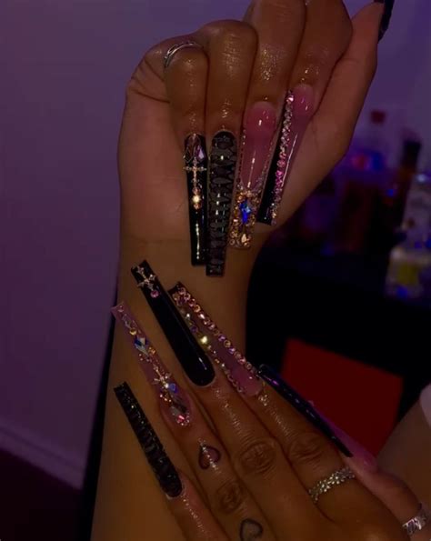 Pin By Olivia S Lifestyle On Nails Clawss Long Square Acrylic Nails