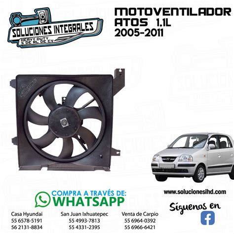 MOTOVENTILADOR ATOS 1 1L 05 11 Soluciones IHD