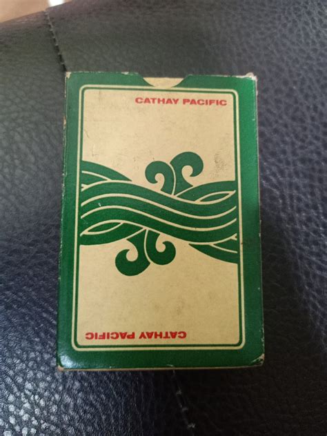 Kad Terup Lama Vintage Cathay Pacific Airlines Playing Card Hobbies