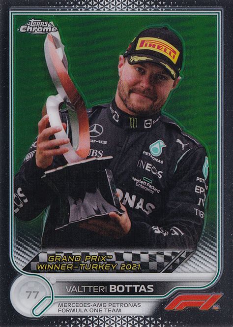 Yahoo Valteri Bottas Topps Chrome