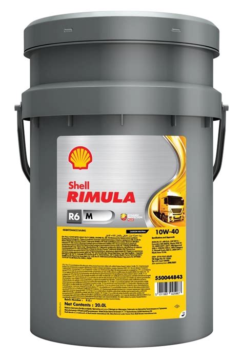 Oleje | Shell Rimula R6 M 10W-40 20L | SEOL spol. s r.o. - Predajňa ...