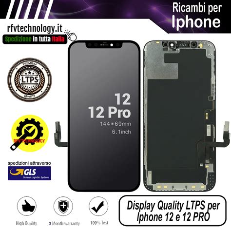 Display Iphone 12 e 12 PRO Quality LTPS - RFV technology
