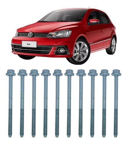 Kit 10 Parafuso Cabeçote Fox Gol Polo Original Vw Parcelamento sem juros