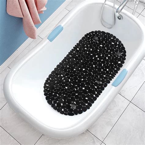 ᐉ Коврик для ванны Bathlux силиконовый резиновый нескользящий Черный ...