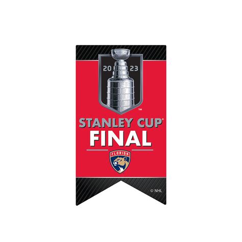 Florida Panthers 2023 Stanley Cup Final Banner Pin