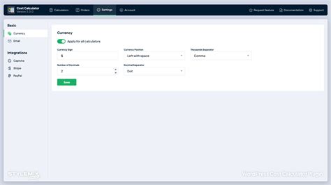 Cost Calculator Wordpress Plugin Stylemixthemes