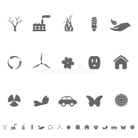 environment symbols stock illustrations  environment symbols