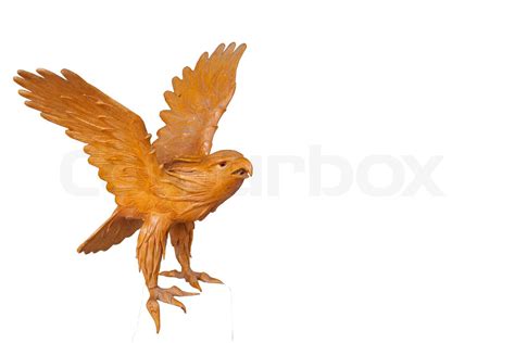 Statue Of A Golden Eagle Stock Image Colourbox