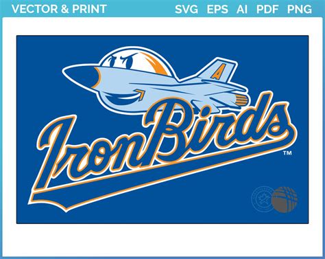 Aberdeen IronBirds - Primary Dark Logo (2022) - Baseball Sports Vector ...