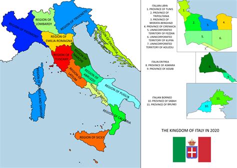 The kingdom of Italy (2020) : r/imaginarymaps