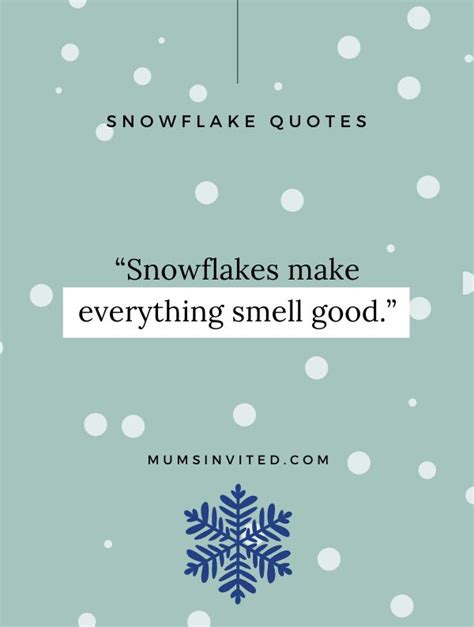 69 Snowflake Quotes To Add A Touch Of Winter Magic To Your Home (2024 ...