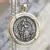 Handmade Mens Heavy St Christopher Necklace Travelers Medallion Pendant