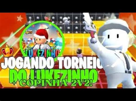 STUMBLE GUYS AO VIVO JOGANDO O TORNEIO DO LUKEZINHO YouTube