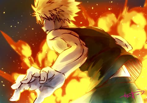 Bakugou Katsuki Boku No Hero Academia HD Wallpaper By Chama Kou