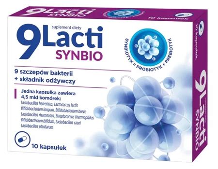 9 LACTI SYNBIO PROBIOTYK PREBIOTYK 9 SZCZEPÓW Ekopteka pl