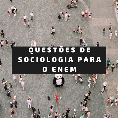 Quest Es De Sociologia Gabarito Para O Enem Quero Medicina