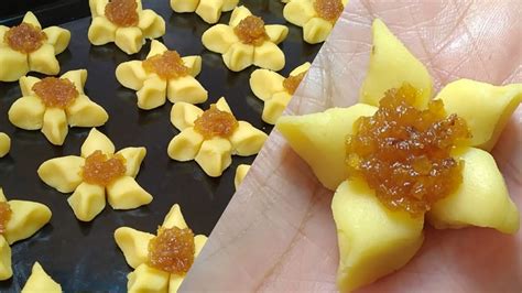 Kue Kering Lebaran Terbaru 2023 Nastar Bunga Tanpa Cetakan Anti Ribet