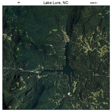 Aerial Photography Map of Lake Lure, NC North Carolina