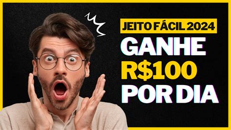 Corre agora Ganhe R 100 por dia de um jeito fácil e simples todo o ano