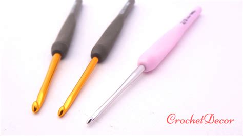 Tulip Japan Ergonomic Aluminum Crochet Hooks With Silicone Handle