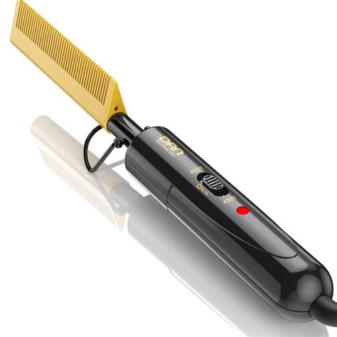 DAN Technology Hot Comb Electric For Wigs 450Small Hot Comb For Edges Low And High Temperatures