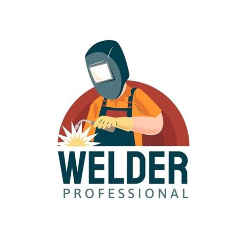 welder logo template  vector