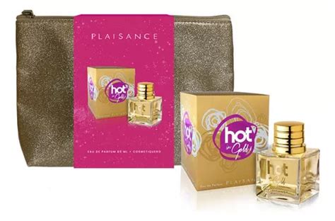Set Perfume Hot In Gold Edp 80 Ml Cosmetiquero Plaisance MercadoLibre