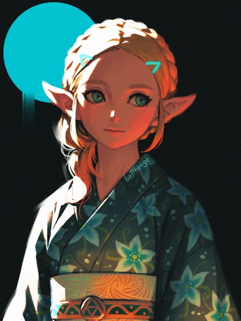 Yukata Zelda Botw2 By Bellhenge On Deviantart