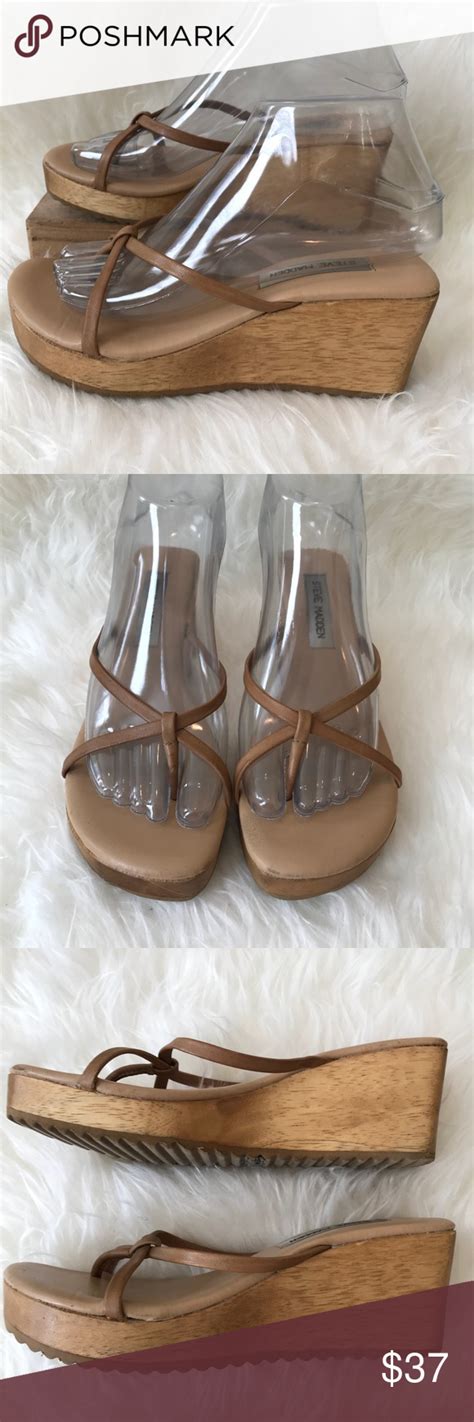 Steve Madden Vintage 90s Wood Platform Sandal Wood Platform Sandals