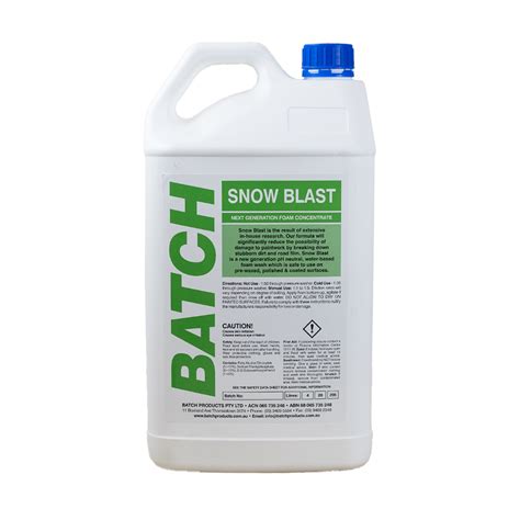Snow Blast – Batch Products