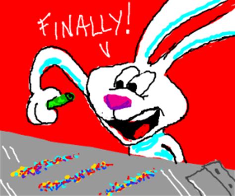 Trix rabbit finally gets Trix - Drawception