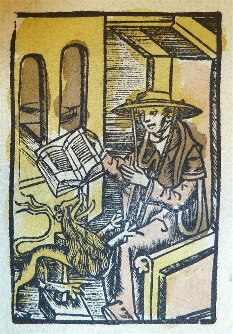 Woodcut Of Saint Jerome Woodcut Of St Jerome In His Study Flickr