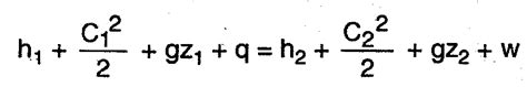 MyBasicConcepts : steady flow energy equation for a steam turbine