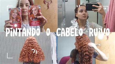 Pintando O Cabelo Ruivo Sozinha Beauty Color Youtube