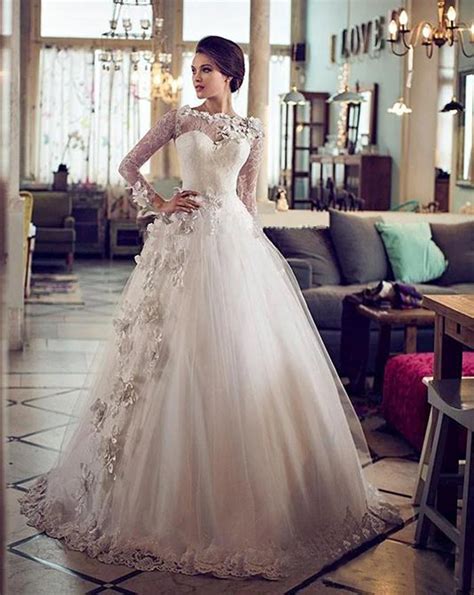 Vestidos De Novia Vintage Ball Gown Wedding Dresses Sheer Bateau