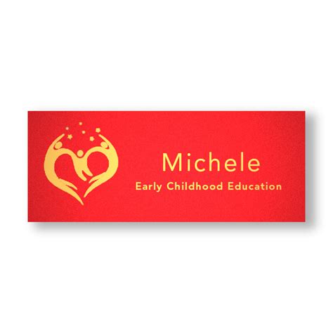 Logo and Text Engraved Name Tags | Nametags.com