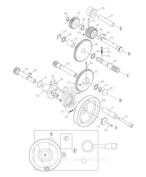 Jet Tools GH-1440 Geared Head Lathe 14x40 inch 322830 Parts Diagram for Parts List 7 - Apron ...